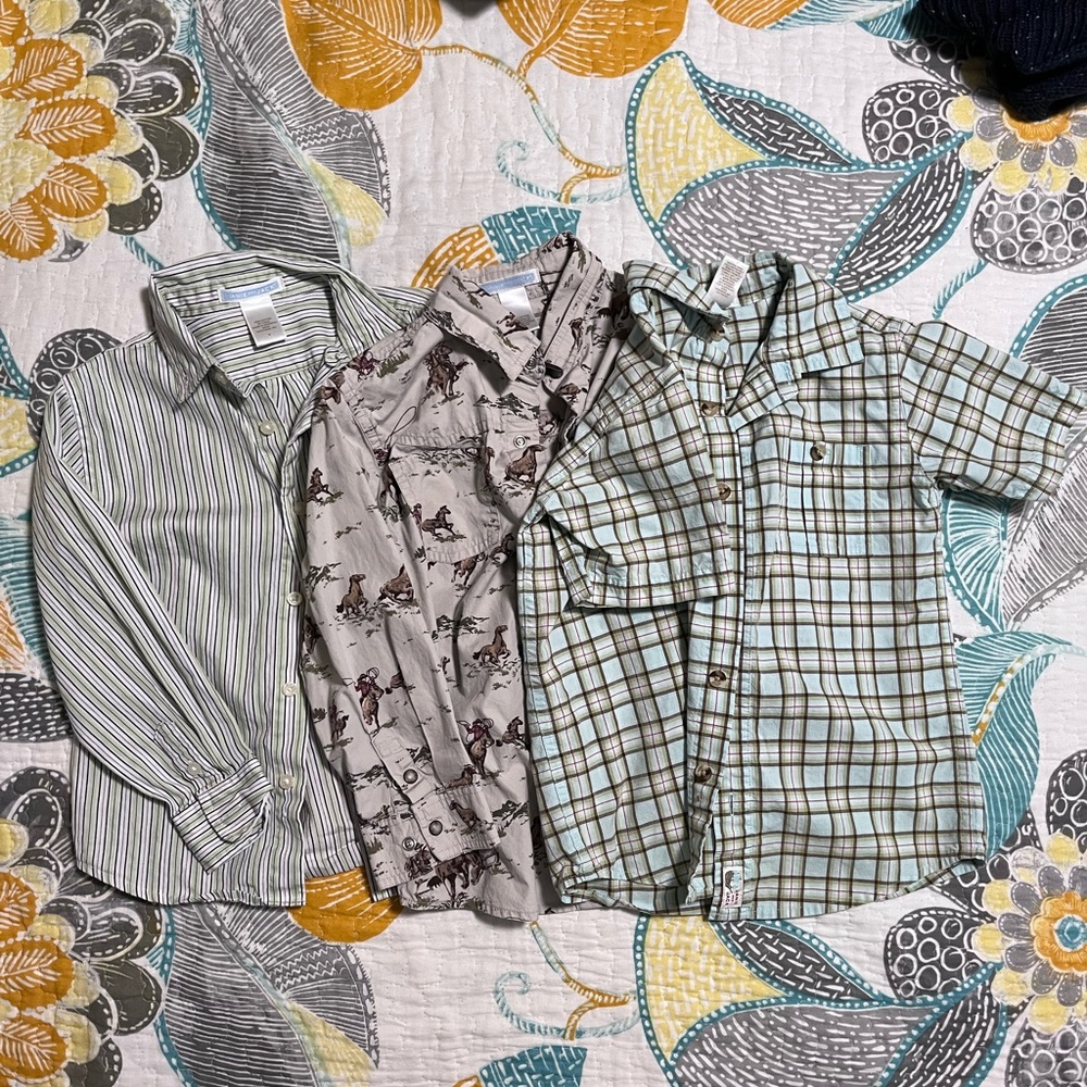 Janie & Jack, Boys Button down shirts, Size 4